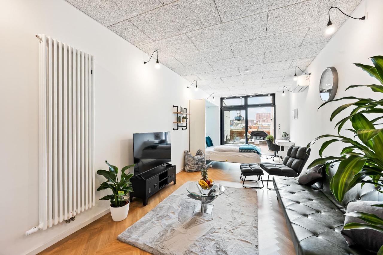 Lit Living - Luxus Loft - Box Spring - Air Con - Bbq - Panorama Apartment Манхайм Екстериор снимка