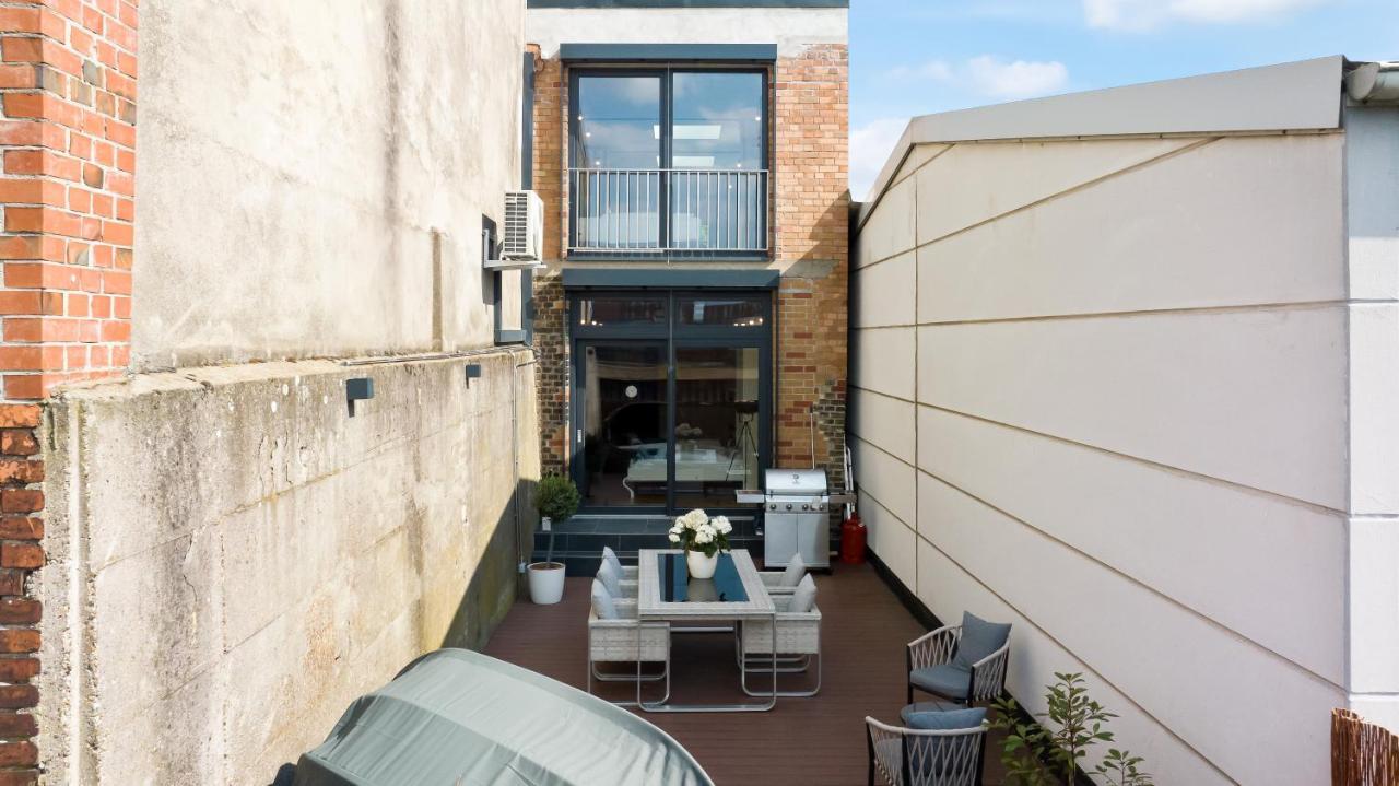 Lit Living - Luxus Loft - Box Spring - Air Con - Bbq - Panorama Apartment Манхайм Екстериор снимка